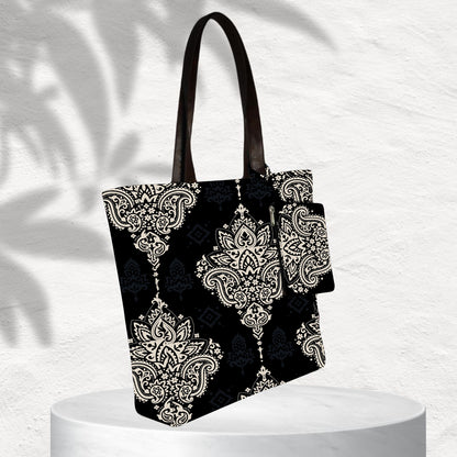 BIG PAISLEY PRINT TOTE BAG
