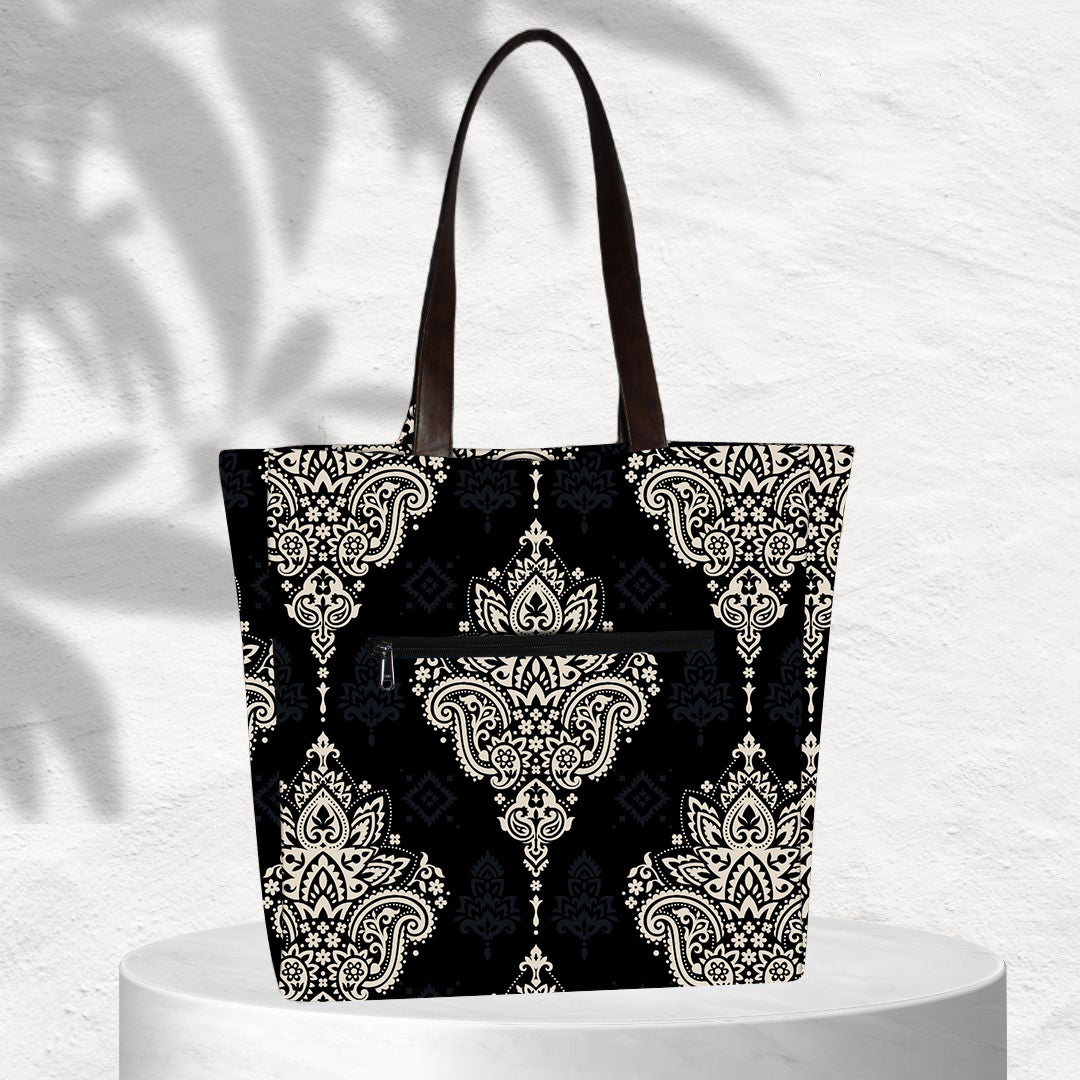 BIG PAISLEY PRINT TOTE BAG