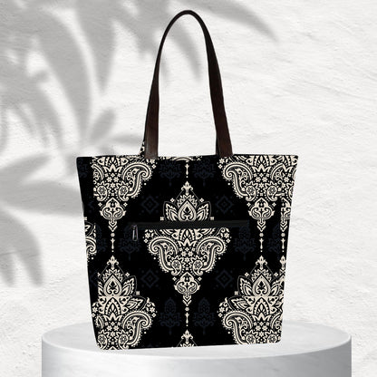 BIG PAISLEY PRINT TOTE BAG
