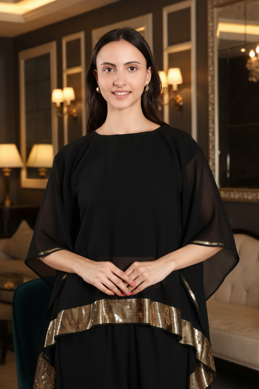 ✨ Women’s Sequins Embellished Top & Pant Set