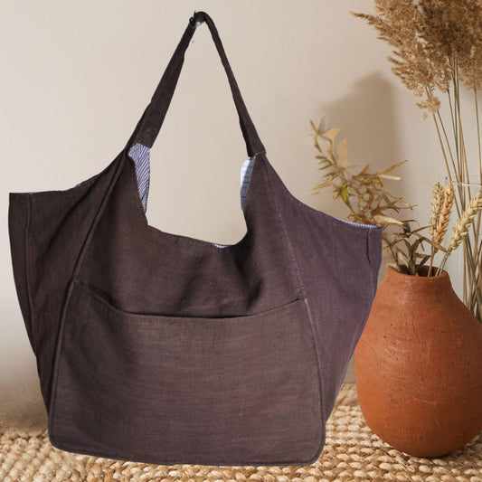 Linen Fabric Tote Bag