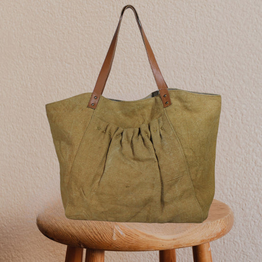 Women's Large Jute Tote Bag – Eco-Friendly Everyday Carryall