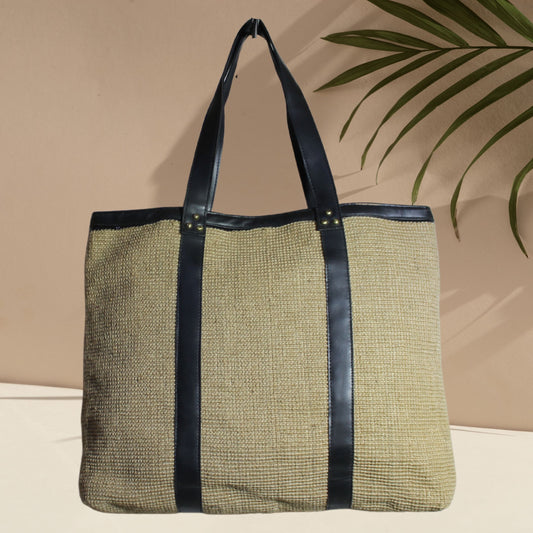 Woven Jute Tote Bag